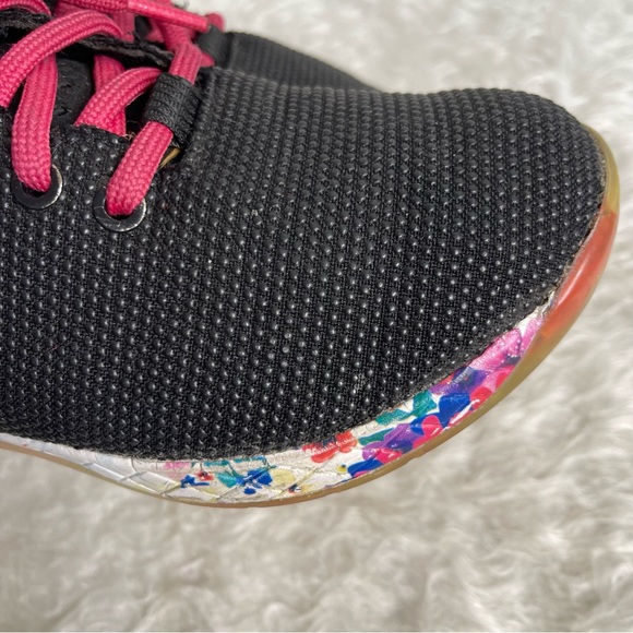 NoBull women’s Black Floral Trainer size 6.5 - Picture 12 of 15
